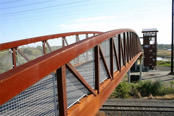 weathering steel bridge